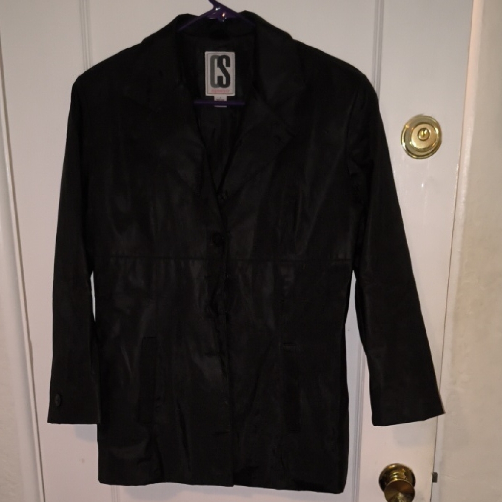 CS Signature | Black Utility Jacket (31 Inches Length)